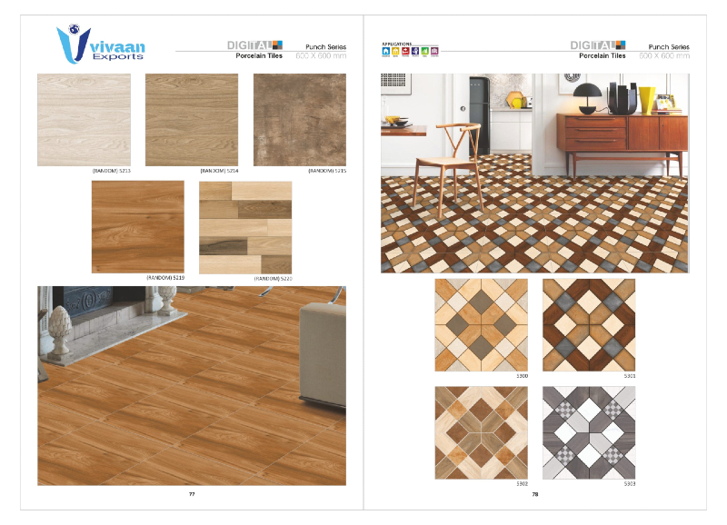 porcelain tiles Collection By Vivaan Exports 